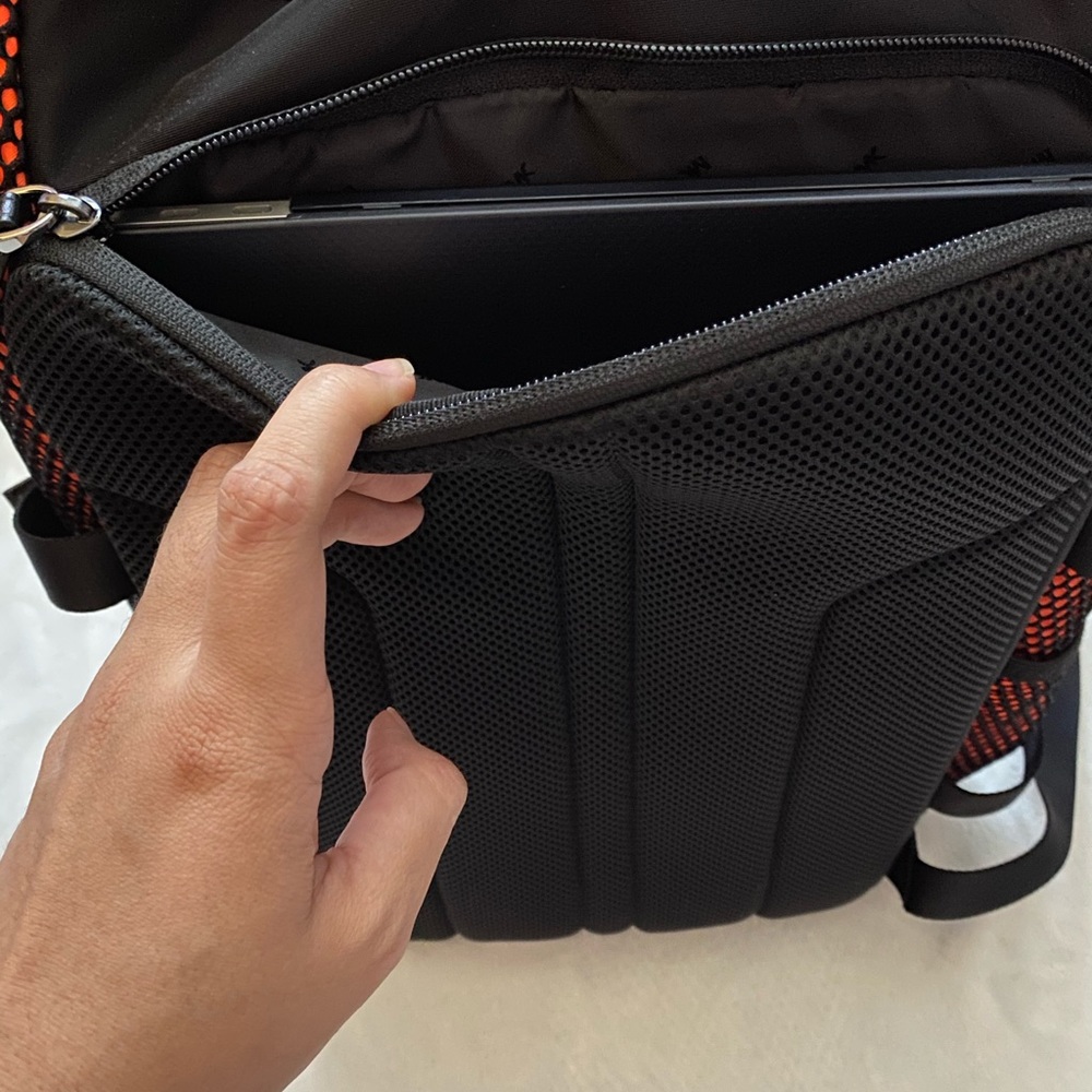 SOLD! NWT Michael Kors Kent Roll Top Mesh Backpack - Picture 14 of 15